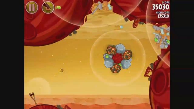 Angry Birds Space - Red Planet 5-9 Walkthrough 3 Stars смотреть онлайн