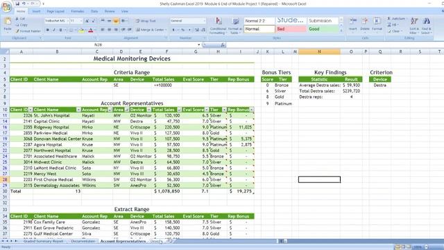 Shelly Cashman Excel 2019 | Module 6: End of Module Project 1 #shellycashmanexcel2019 #eomproject1 смотреть онлайн