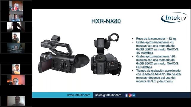 Explora las camcorders Sony PXW-Z90 y HXR-NX80 смотреть онлайн
