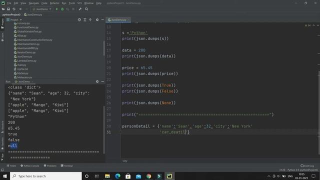 Working With JSON Data in Python | Working with JSON Data using the json Module смотреть онлайн