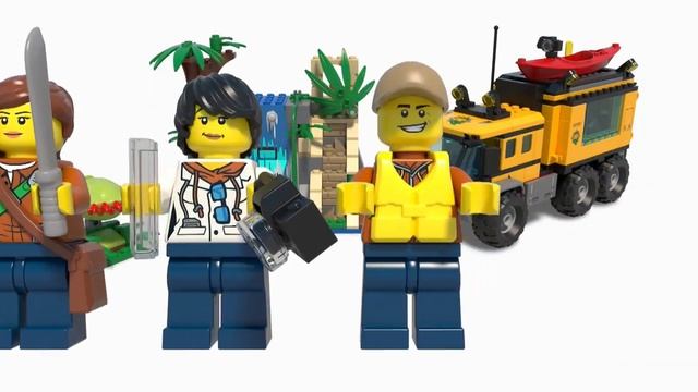 LEGO® City - передвижная лаборатория в джунглях смотреть онлайн
