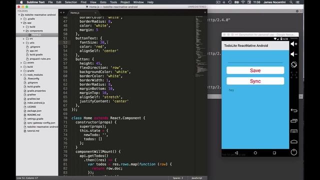 Live Reload with React Native and Sync with Couchbase Mobile смотреть онлайн