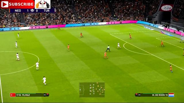 Netherlands vs. Turkey | 2022 FIFA World Cup European Qualifiers | Predictions PES 2021 смотреть онлайн