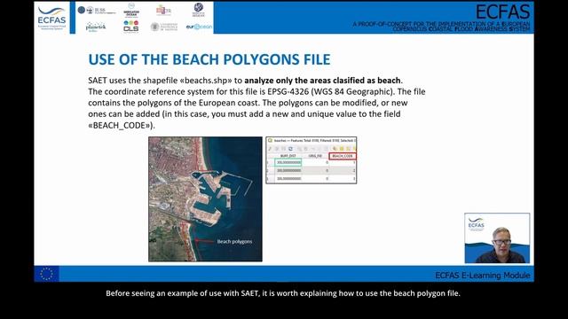 ECFAS E-Module: SAET Shoreline Analysis and Extraction Tool смотреть онлайн