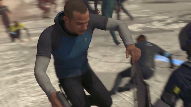 Detroit Become Human МАРШ СВОБОДЫ (ЭКШН-СЦЕНА) PS5 4K HDR 60 FPS смотреть онлайн