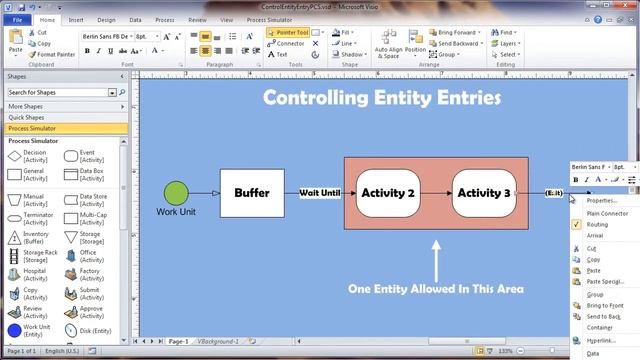 Controlling Entity Entries Into an Area - Process Simulator Solution смотреть онлайн