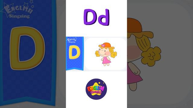 D Phonics - Letter D - Alphabet song смотреть онлайн