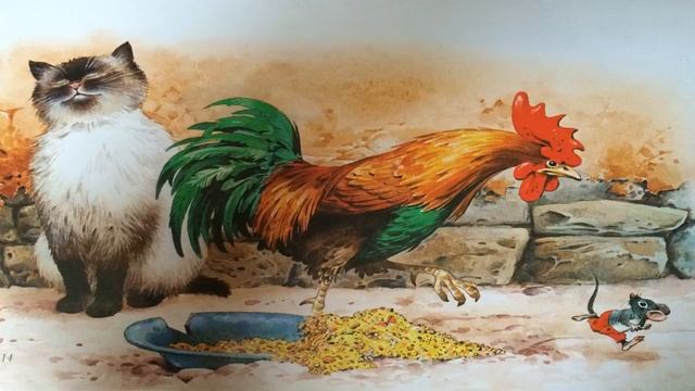 чешский язык - сказка | Kohout, kočka a myš - bajka смотреть онлайн