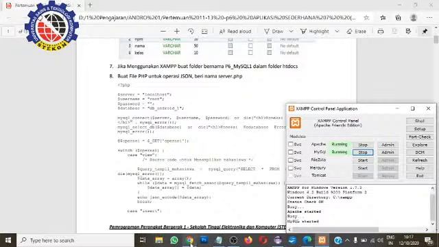 APLIKASI SEDERHANA JSON MYSQL BAG II SKP 18.1 - KULIAH ONLINE UNIVERSITAS STEKOM SEMARANG смотреть онлайн