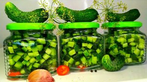 ??ОБЯЗАТЕЛЬНО ДЕЛАЮ КАЖДЫЙ ГОД ТАКИЕ ОГУРЦЫ ВЫРУЧАЙКА НА ЗИМУ ДЛЯ САЛАТОВ!