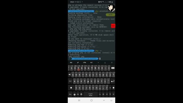 cara downgrade php 8 ke php 7 termux смотреть онлайн