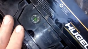 Установка аккумулятора  45А/Ч на Дэу Матиз(Daewoo Matiz).