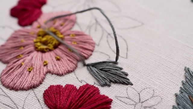 Thumbelina pattern/ embroidery for beginners/ Схема для вышивки Дюймовочка смотреть онлайн