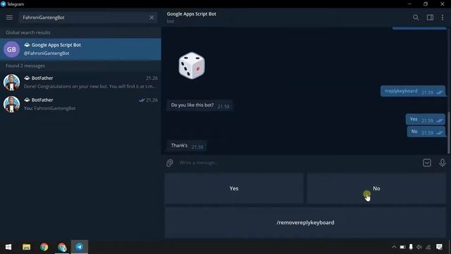 Bot Telegram dengan Google Apps Script смотреть онлайн