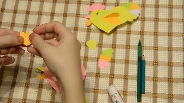 Курочка из сердечек своими руками смотреть онлайн