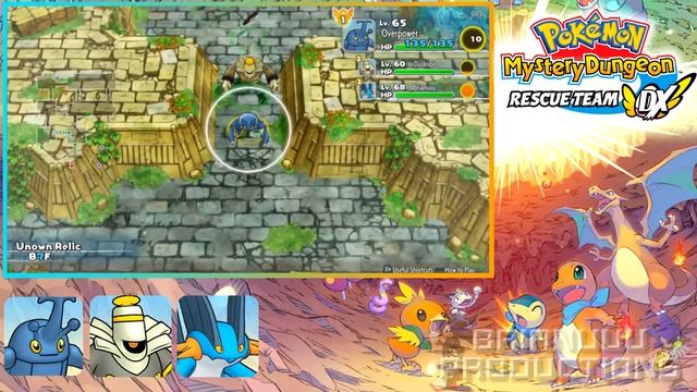 Pokemon Mystery Dungeon: Rescue Team DX - [Part 38] How to Grind Vitamins! (Unown Relic Walkthrough смотреть онлайн