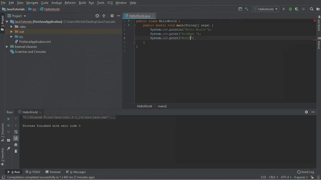 Learn Java Programming - Lesson 2 - Basic Application Components and Comments смотреть онлайн