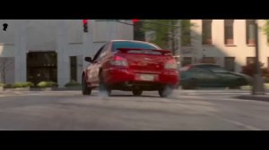 Красная Subaru. Малыш на драйве.