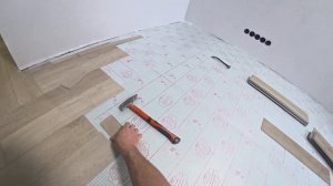 Укладка ПВХ-ламината «ёлочкой»