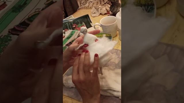 Ватные игрушки. Винтажные открытки оживают в моих руках. смотреть онлайн