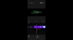 Как сделать неоновый текст в cap cut на телефоне за 5 минут