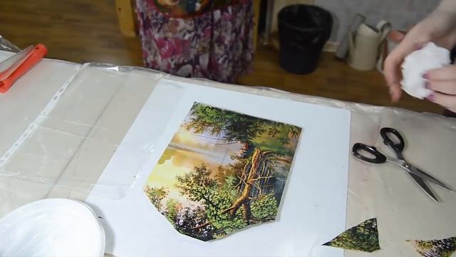 Декупаж. Водная морилка. Ключница. Быстро и легко! смотреть онлайн