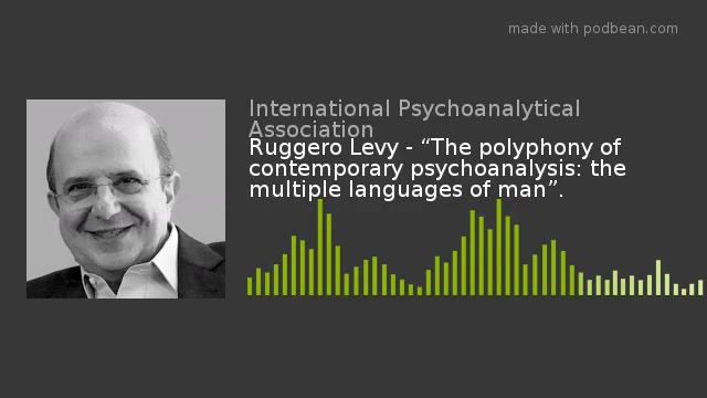 Talks On Psychoanalysis ep 47 Ruggero Levy смотреть онлайн