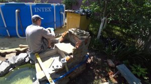 Пруд с водопадом своими руками №3