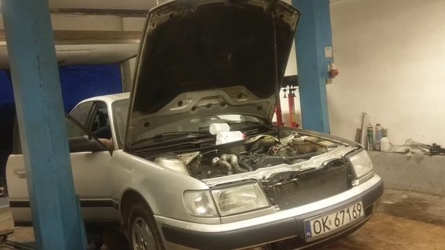 Audi 100 c4 first start after swap (1.9 TDi AFN) смотреть онлайн
