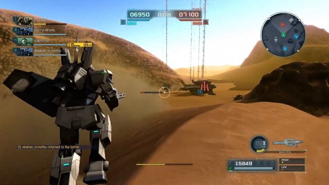Gundam Battle Operation 2: RGM-79V GM Night Seeker Vasuki Custom Space Type On The Ground смотреть онлайн