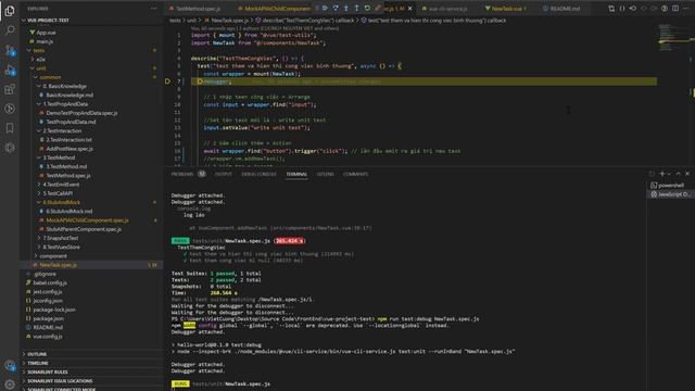 Hướng dẫn Test Function và Debug Unit Test trong VueJS смотреть онлайн