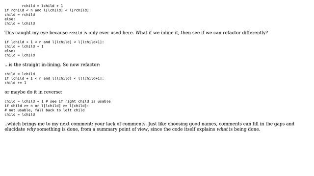 Code Review: Heapsort in Python (3 Solutions!!) смотреть онлайн