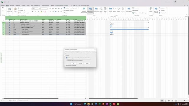 Curso Ms Project - Aula 07. Adicionar, editar e importar tarefas do Excel смотреть онлайн