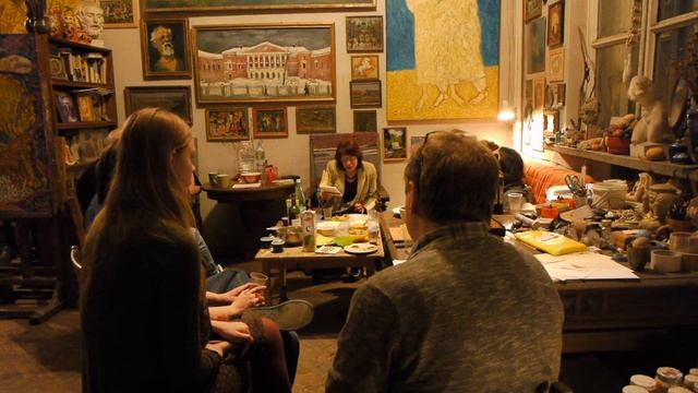 Ирина Ермакова, часть 3, квартирник в мастерской смотреть онлайн