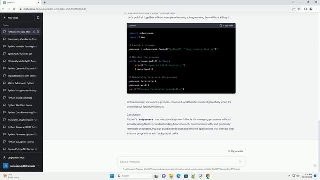 Python3 not actually killing processes смотреть онлайн