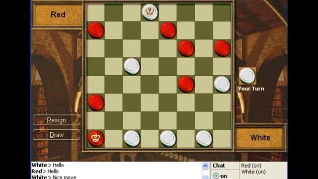 Internet Checkers - Windows XP смотреть онлайн