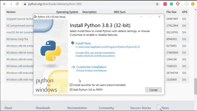 How to Install Python 3.8.3 Windows 7/8/10 32/64 bit Easy and Fast смотреть онлайн