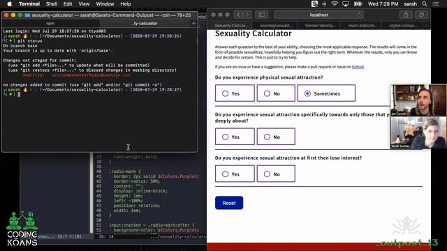Coding Koans v0.2 with Sarah Sunday and React TypeScript смотреть онлайн