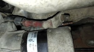 Рено меган 2 как снять стартер