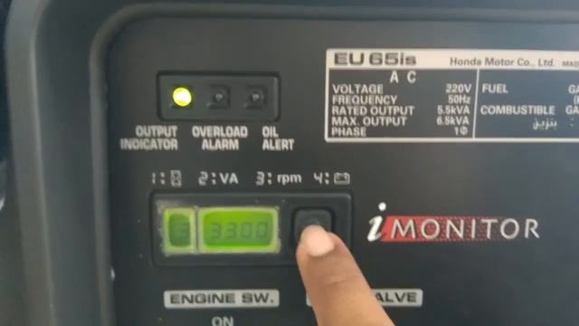 Genset Honda EU65is Portable Inverter Silence 6.5Kva