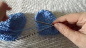 Два носка одновременно на круговых спицах от мыска с пяткой бумеранг ASMR