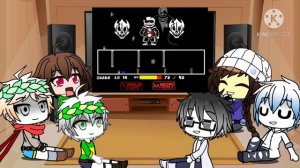 Undertale react to video «Last Breath: 4 phase «/Реакция Андертейл на видео « Last Breath 4 phase «