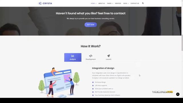 Crysta - Startup Agency and SasS Business WP Theme product landing Build Website смотреть онлайн