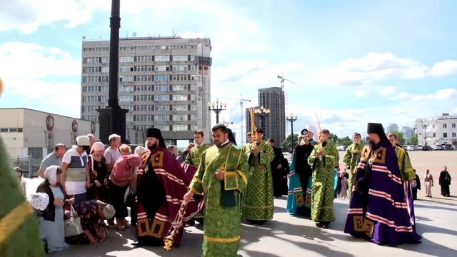 Встреча мощей святителя Луки Крымского в кафедральном соборе Преображения Господня г. Хабаровска смотреть онлайн