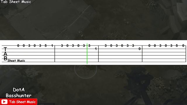 Basshunter - DotA (Ricardo Milos Theme) Guitar Tutorial смотреть онлайн