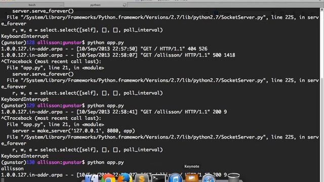 Construindo um micro framework web em Python - Versão screenflow смотреть онлайн