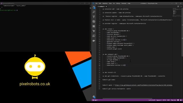 Create Windows Containers on Azure Kubernetes Service (AKS) смотреть онлайн