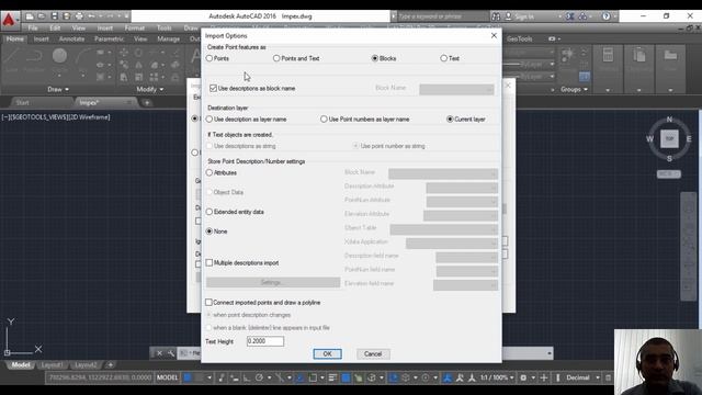 Import Points from CSV into AutoCAD-BricsCAD :: 1 смотреть онлайн