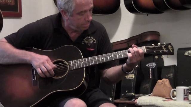 1943 Gibson J45 Banner Headstock FOR SALE смотреть онлайн