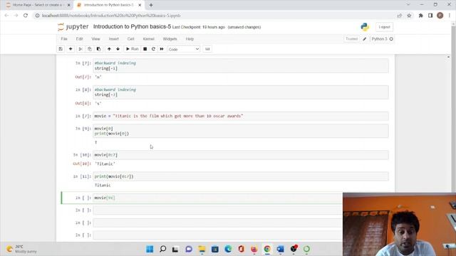 Indexing and Substring in Python | Python playlist | Part - 8 смотреть онлайн